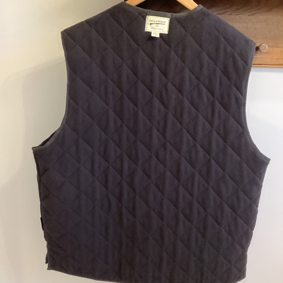 Field and Stream Mens Large Brown Camo Quilted reversible zipper vest. Outdoors - Picture 4 of 12